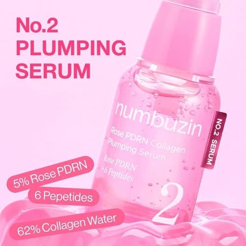 سرم حجیم‌کننده PDRN رز کلاژن نامبوزین شماره 2 | Numbuzin No.2 PDRN Rose Collagen Plumping Serum — تصویر ۲