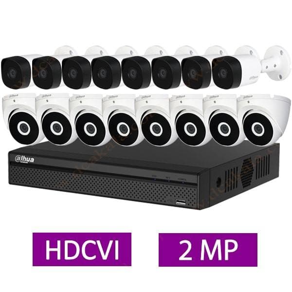 پکیچ کامل آماده نصب دوربین مداربسته داهوا HDCVI