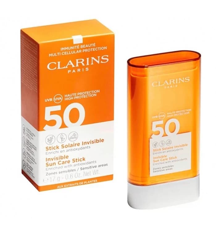 ضدآفتاب استیکی بی رنگ SPF50 کللارنس — تصویر ۳