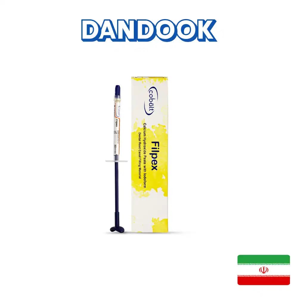 خمیر کلسیم هیدروکساید یدوفرم کبالت Filpex — تصویر ۲