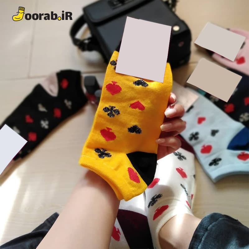 جوراب مچی زنانه طرح پاسور — تصویر ۱۱