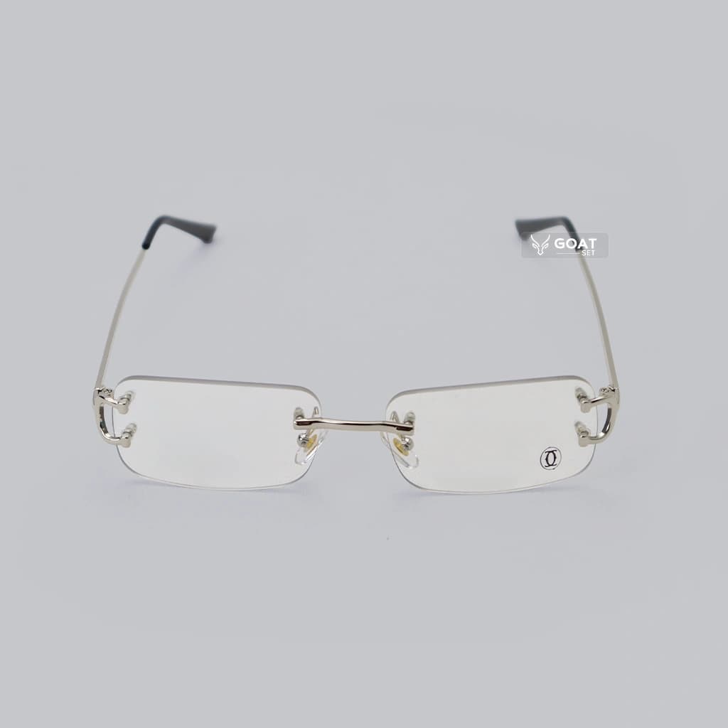 عینک فتوکرومیک کارتیر مستطیلی و فریم لس | CARTIER — تصویر ۲