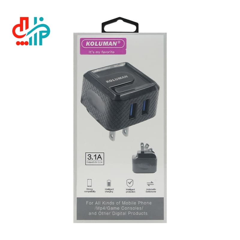 شارژر دیواری کلومن مدل KC-H405 — تصویر ۱۱