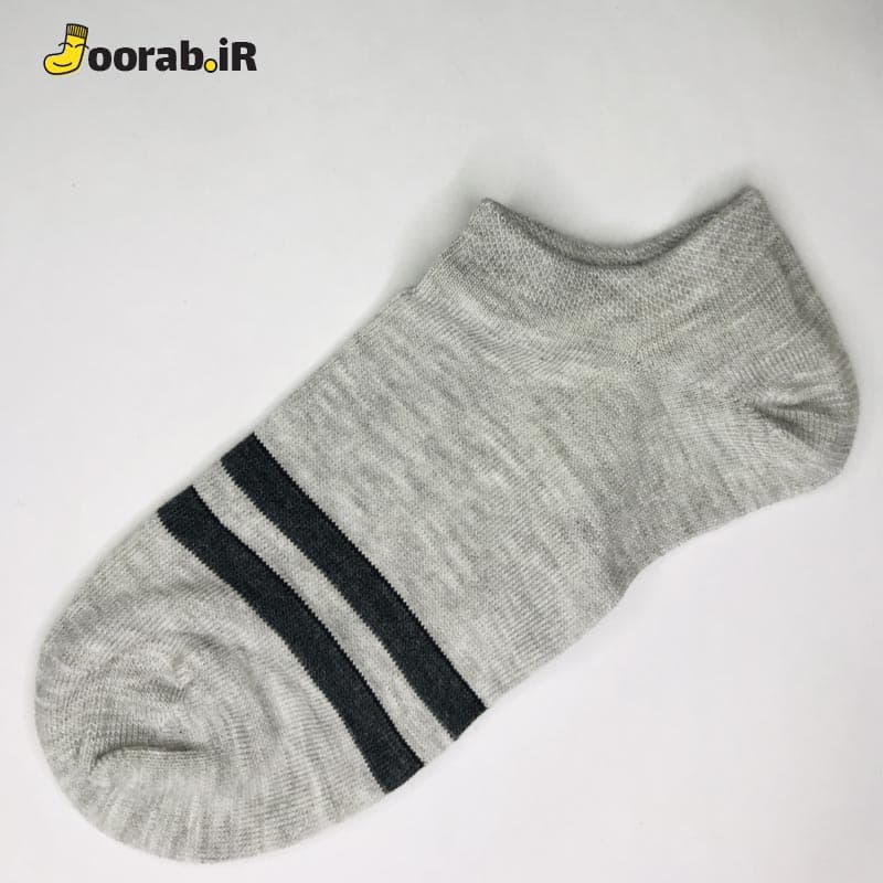 جوراب قوزکی مردانه کف ۲ خط — تصویر ۳