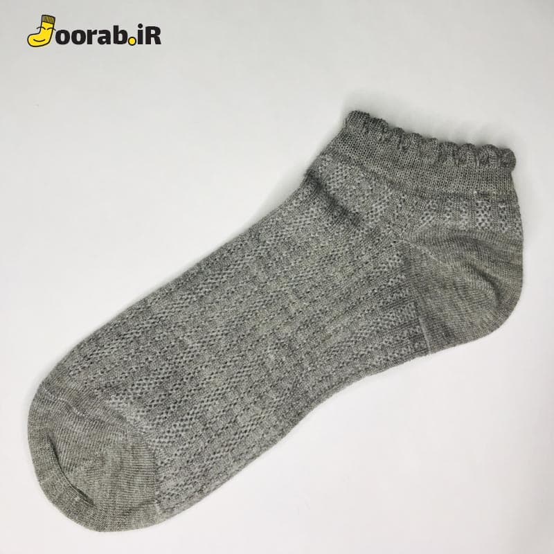جوراب مچی زنانه لب کنگرہ توری طرح دار — تصویر ۱۲
