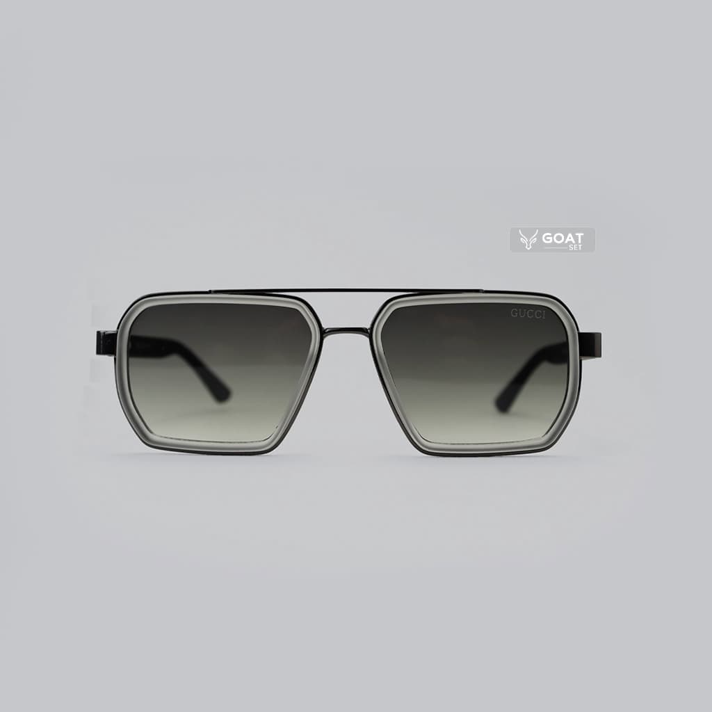 عینک پسرانه شیک فریم خلبانی گوچی Gucci | لنز هایلایت | T0963 — تصویر ۱۱