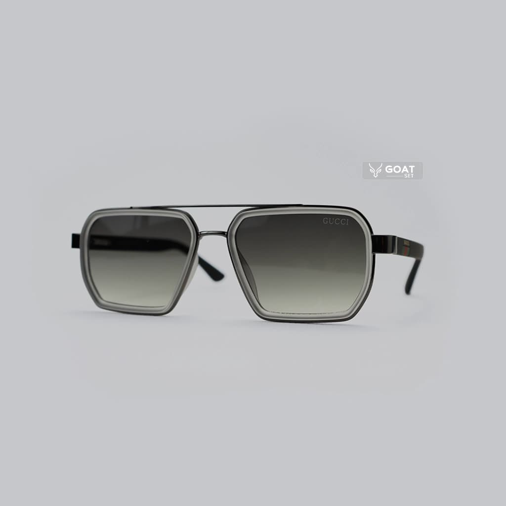 عینک پسرانه شیک فریم خلبانی گوچی Gucci | لنز هایلایت | T0963 — تصویر ۹