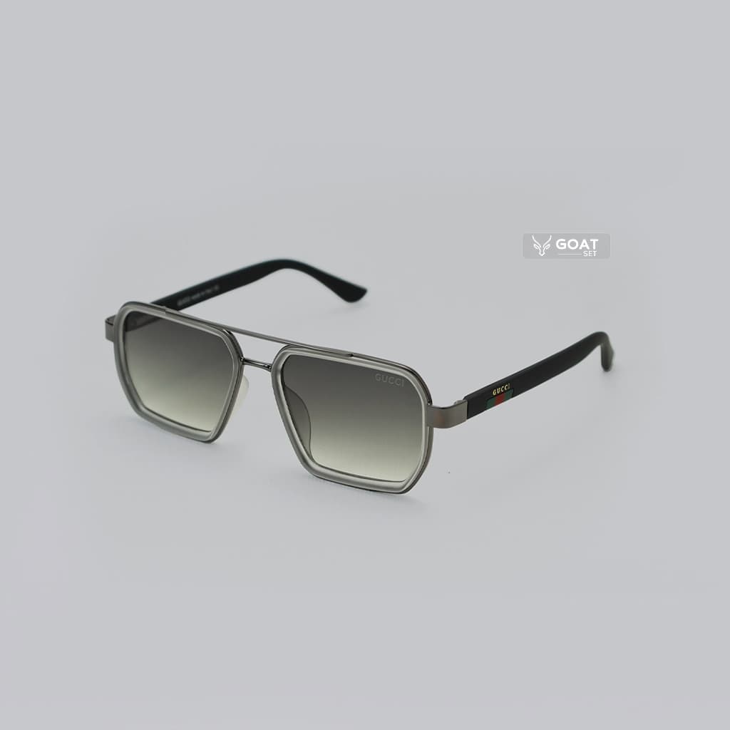 عینک پسرانه شیک فریم خلبانی گوچی Gucci | لنز هایلایت | T0963 — تصویر ۷