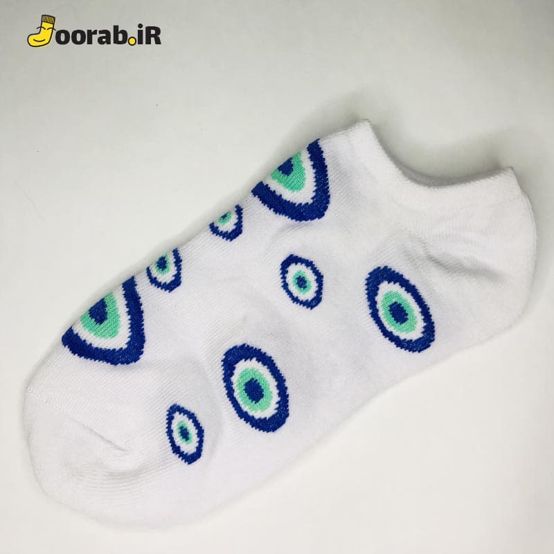 جوراب قوزکی زنانه طرح چشم نظر — تصویر ۷
