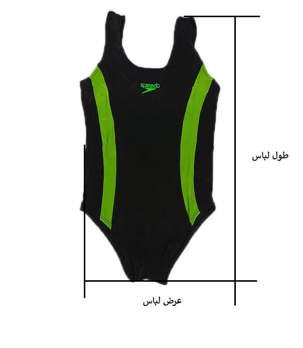 مایو شنا زنانه طرح اسپیدو کد S-4 — تصویر ۳