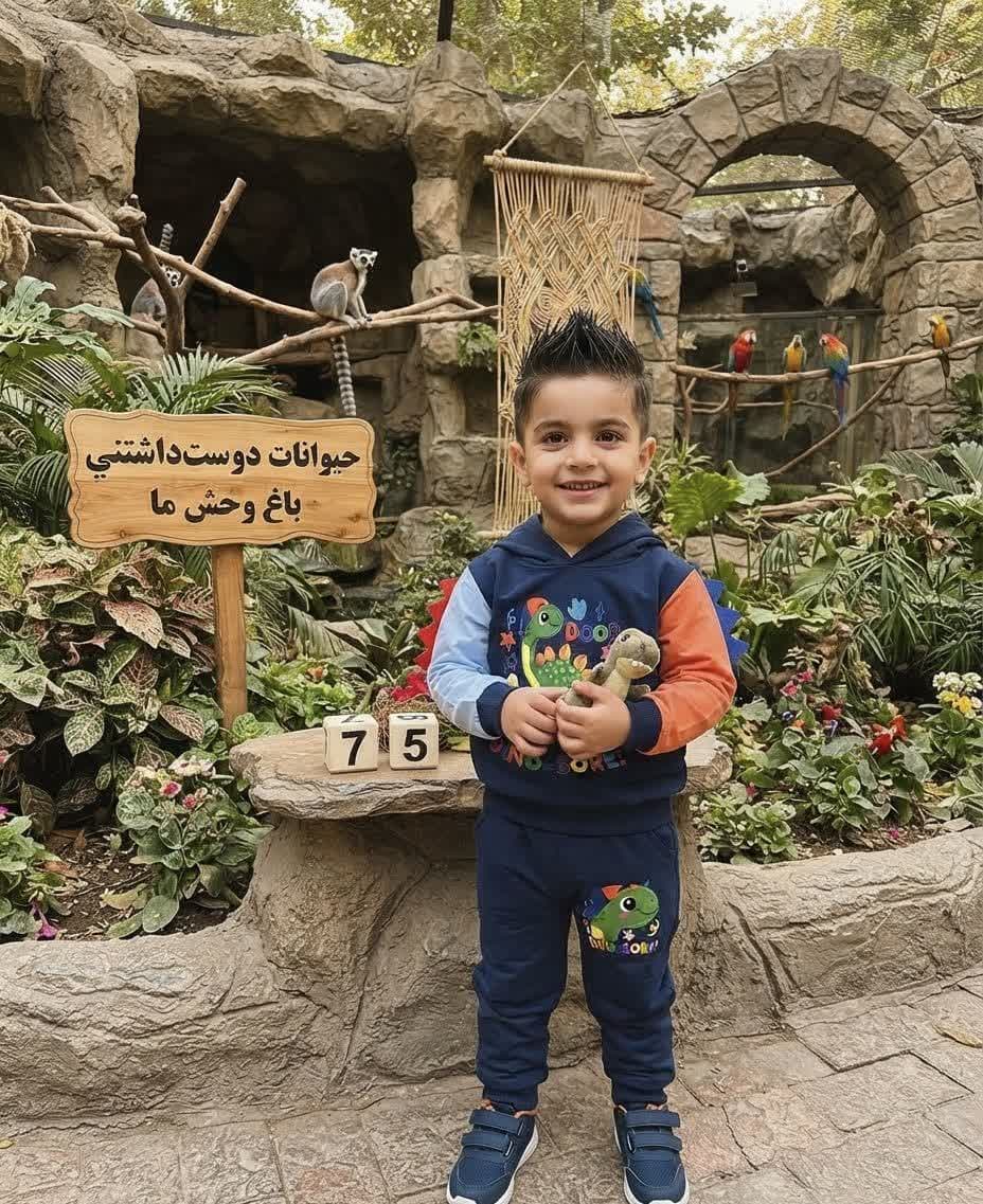 بلوز و شلوار اسپرت دایناسور رنگارنگ — تصویر ۷
