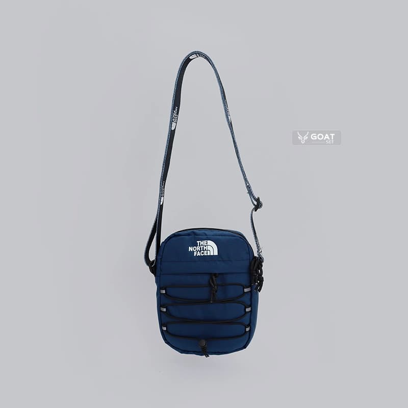 کیف یک طرفه اسپرت برزنتی سورمه ای the north face — تصویر ۴