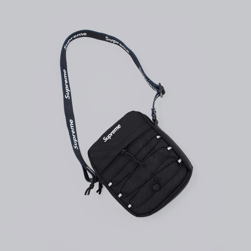کیف دوشی اسپرت مشکی کوچک supreme — تصویر ۷
