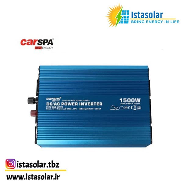 اینورتر سینوسی 1500 وات 48 ولت کارسپا مدل P1500U-48V — تصویر ۲