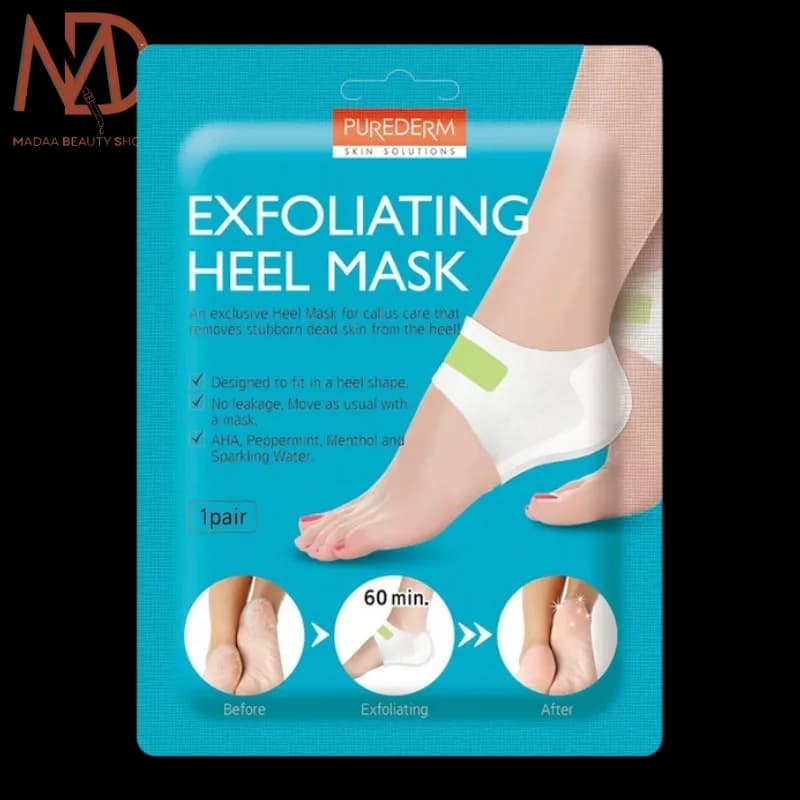 ماسک پاشنه پا پیوردرم لایه بردار | PUREDERM Exfoliating Heel Mask