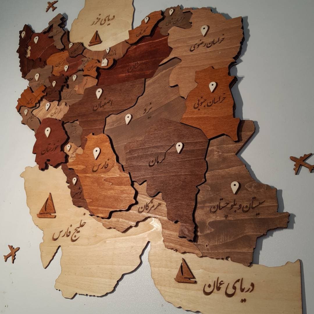 نقشه پازلی ایران — تصویر ۴