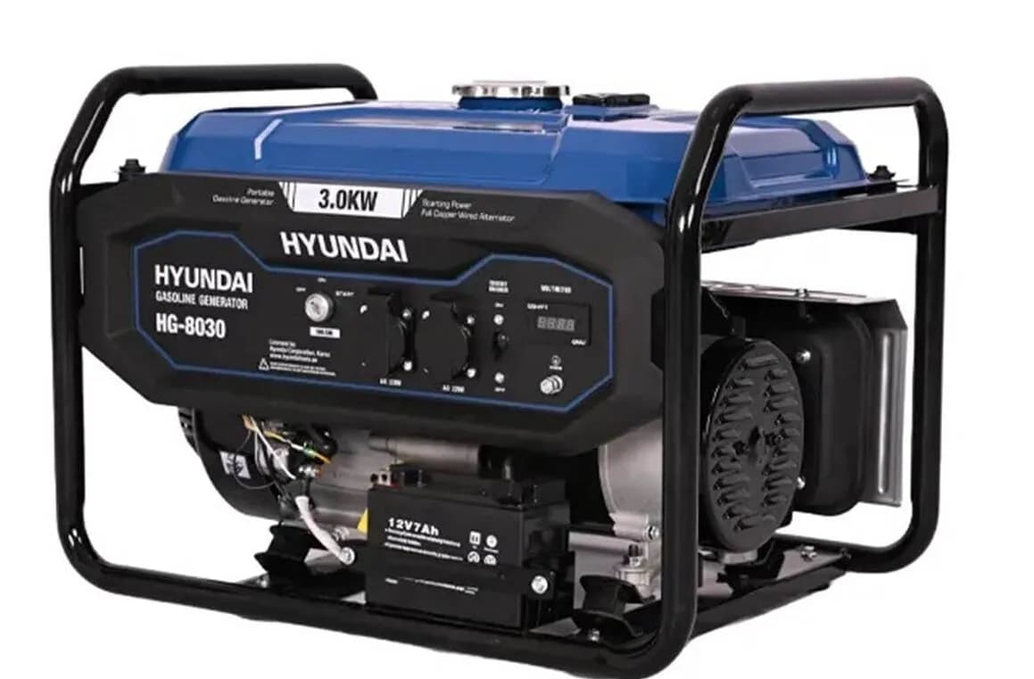 موتور برق اینورتری بنزینی 3 کیلو وات هیوندای مدل HG-8030
