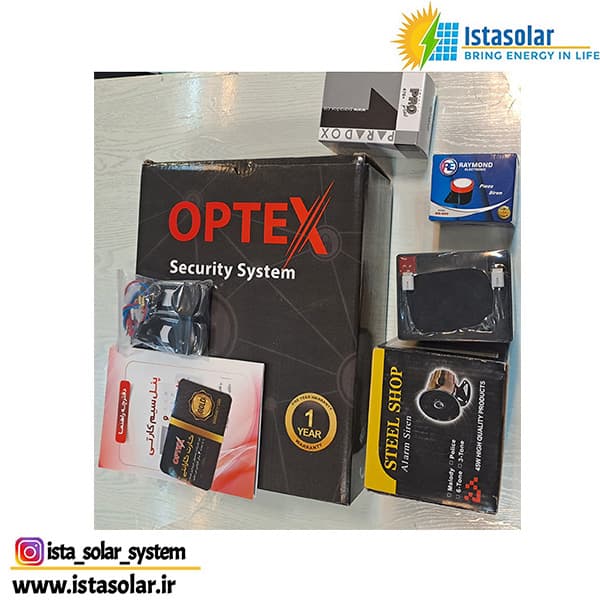 پکیج کامل دزدگیر اماکن خورشیدی مدل OPTEX اپتکس — تصویر ۶
