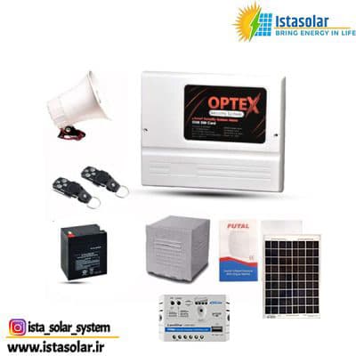 پکیج کامل دزدگیر اماکن خورشیدی مدل OPTEX اپتکس — تصویر ۵