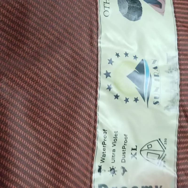 چادر مسافرتی کوهنوردی و کمپینگ 6 نفره برزنت برنو و بلیزر زرشکی — تصویر ۳