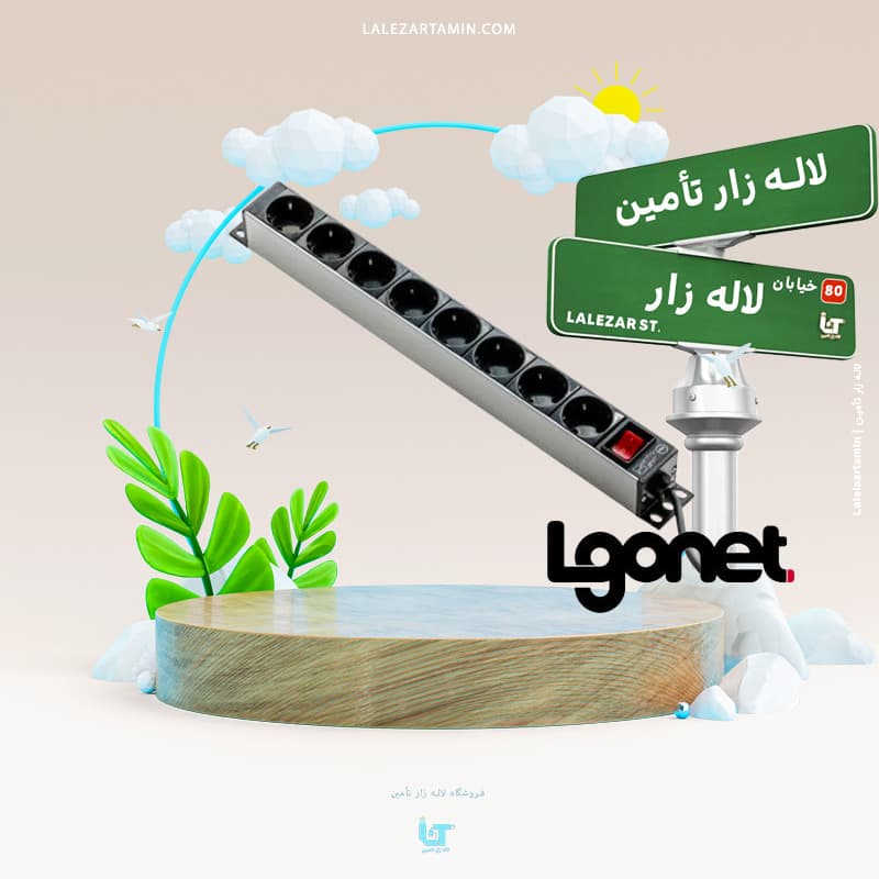 پاور ماژول 8 پورت رک | PDU هشت پورت رک شبکه