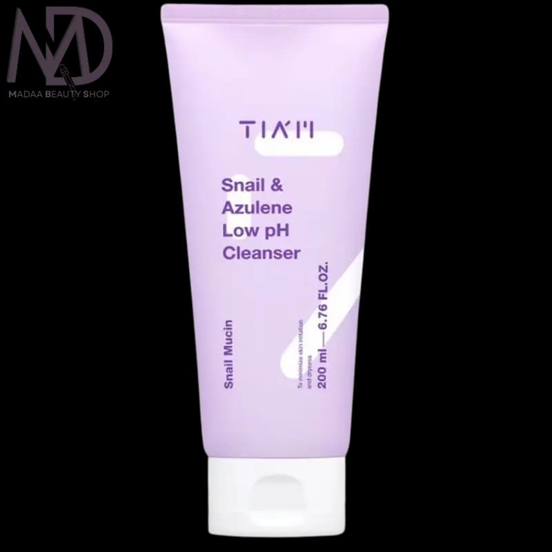 شوینده حلزون و آزولن تیام Tiam Snail & Azulene Low pH Cleanser – ۲۰۰ میل