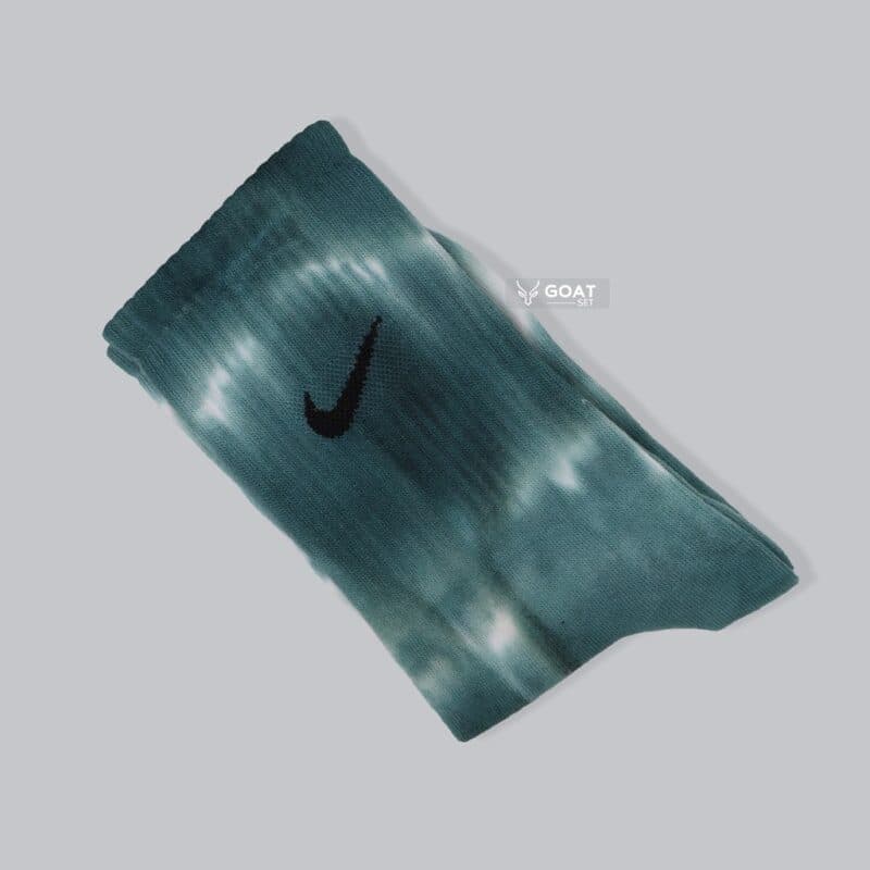 جوراب ساق بلند دخترانه و پسرانه آبرنگی سبز | nike — تصویر ۳