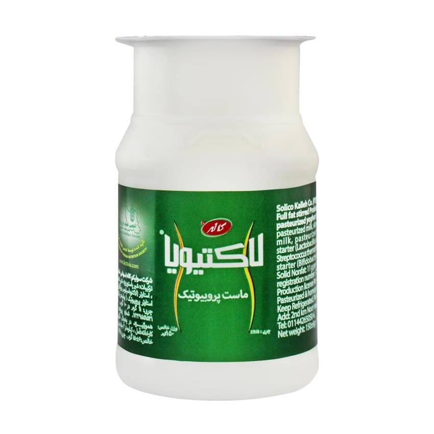 ماست لاکتیویا پرچرب 150 گرمی بیدون کاله در بسته 12 عددی
