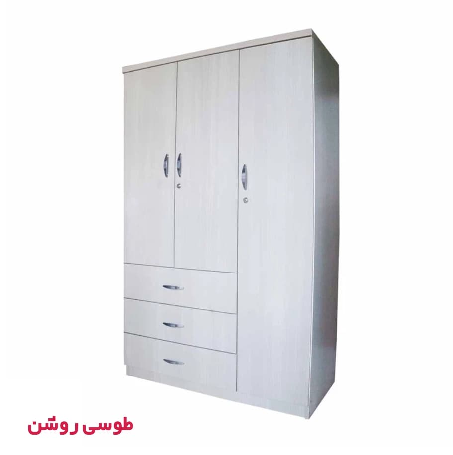 کمد لباس کد CL07 (سه درب سه کشو) — تصویر ۵