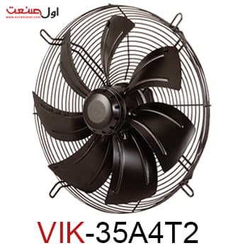 هواکش صنعتی سردخانه‌ای 35 سانت سه فاز ایلکا هفت پره مدل‌ VIK-35A4T2