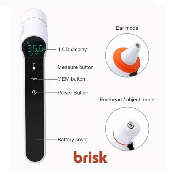 تب سنج لیزری بریسک مدل PG-IRT1603 — تصویر ۱۰