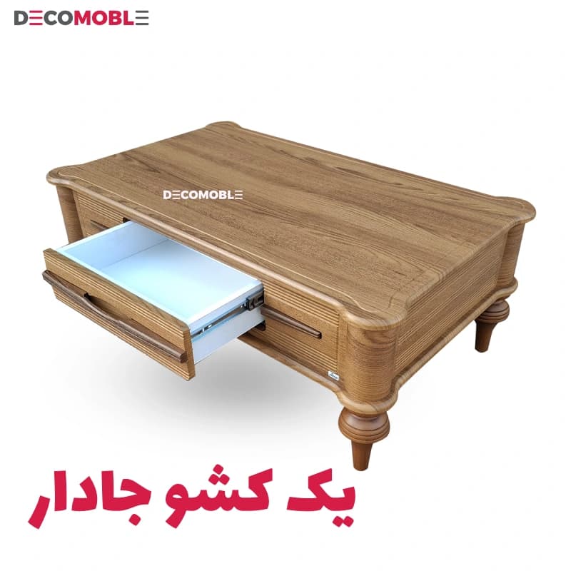 میز جلومبلی و عسلی انزو نیو (مجموعه 4 عددی) — تصویر ۴