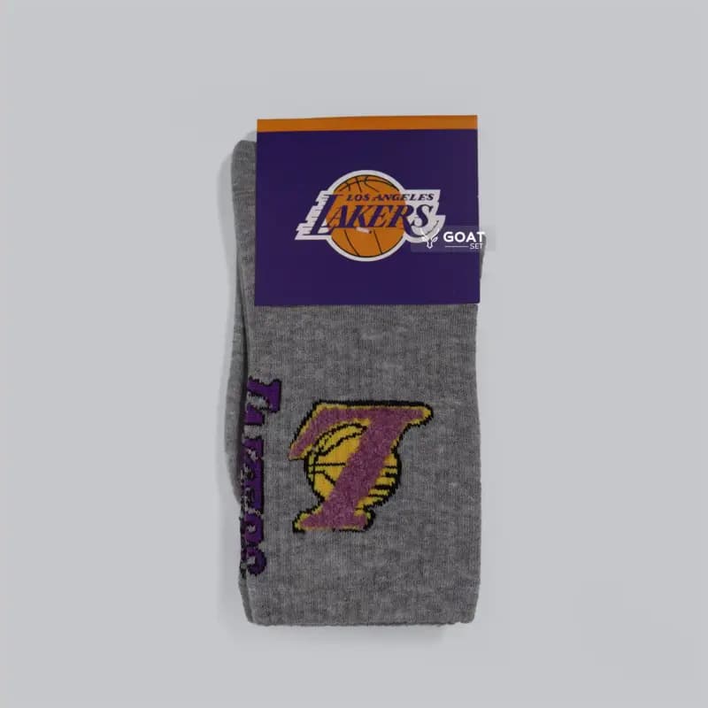جوراب ساق بلند اسپرت یونیسکس لیکرز (LAKERS) | طوسی — تصویر ۵