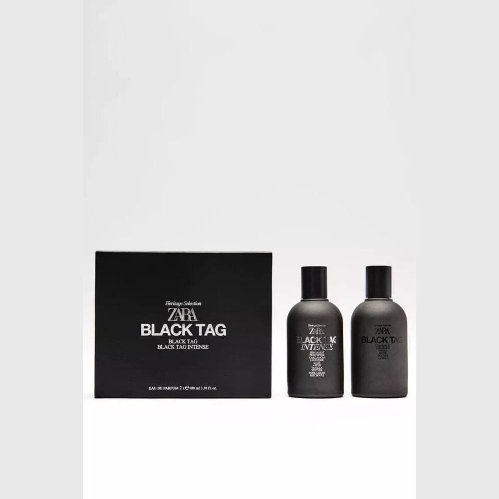 ست عطر زارا BLACK TAG + BLACK TAG INTENSE 100 ML ZARA — تصویر ۳