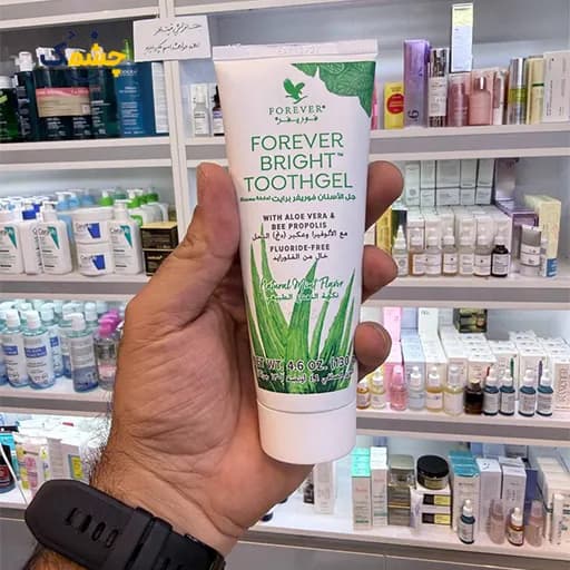 خمیر دندان ژلی فوراور مدل Forever Bright Aloe Vera حجم ۱۳۰ گرم — تصویر ۸