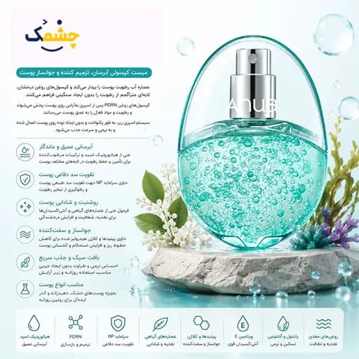 اسپری میست آبرسان صورت آنوا مدل PDRN هیالورونیک اسید ۳۰ میلیلیتر — تصویر ۳