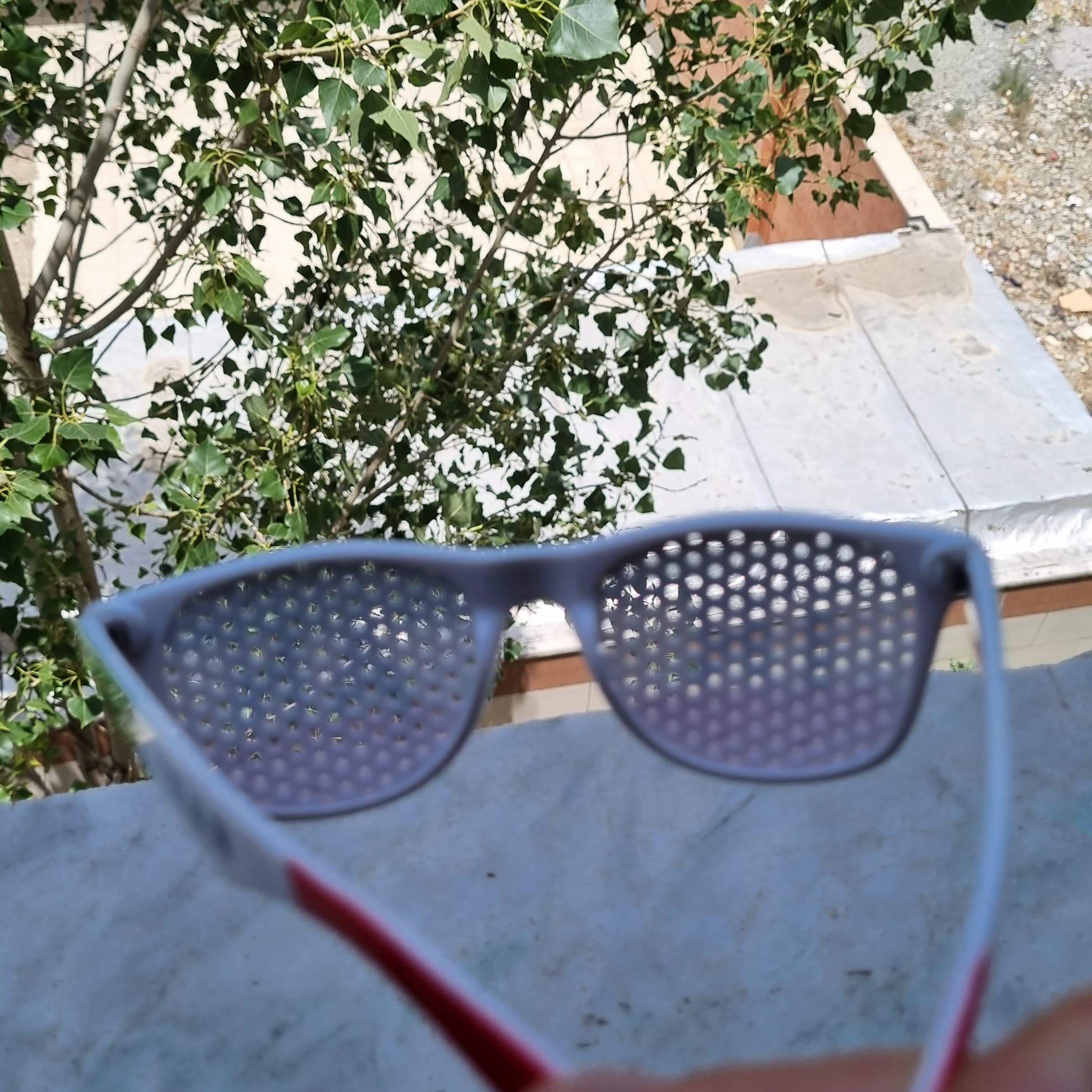 عینک ویفری طرح پرچم ایران عدسی توری — تصویر ۷