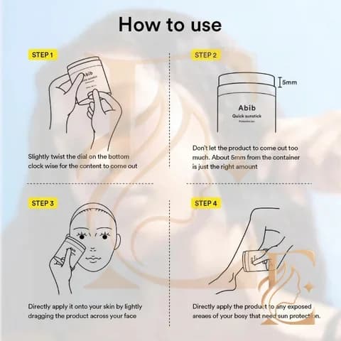 ضد آفتاب استیکی ابیب مدل کوئیک — تصویر ۲