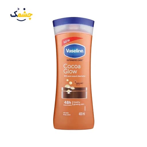 لوسیون بدن وازلین Cocoa Glow حجم ۴۰۰ میلیلیتر — تصویر ۳