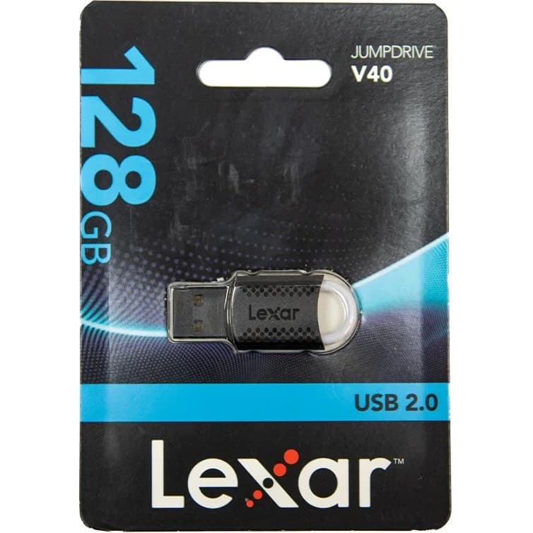فلش مموری لکسار مدل JumpDrive V40 ظرفیت 128 گیگابایت USB 2.0 — تصویر ۶