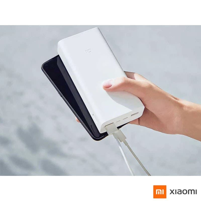 پاوربانک شیائومی مدل PB3018ZM ظرفیت 30000 اصل 18w فست شارژ با پورت تایپ سی و میکرو — تصویر ۶