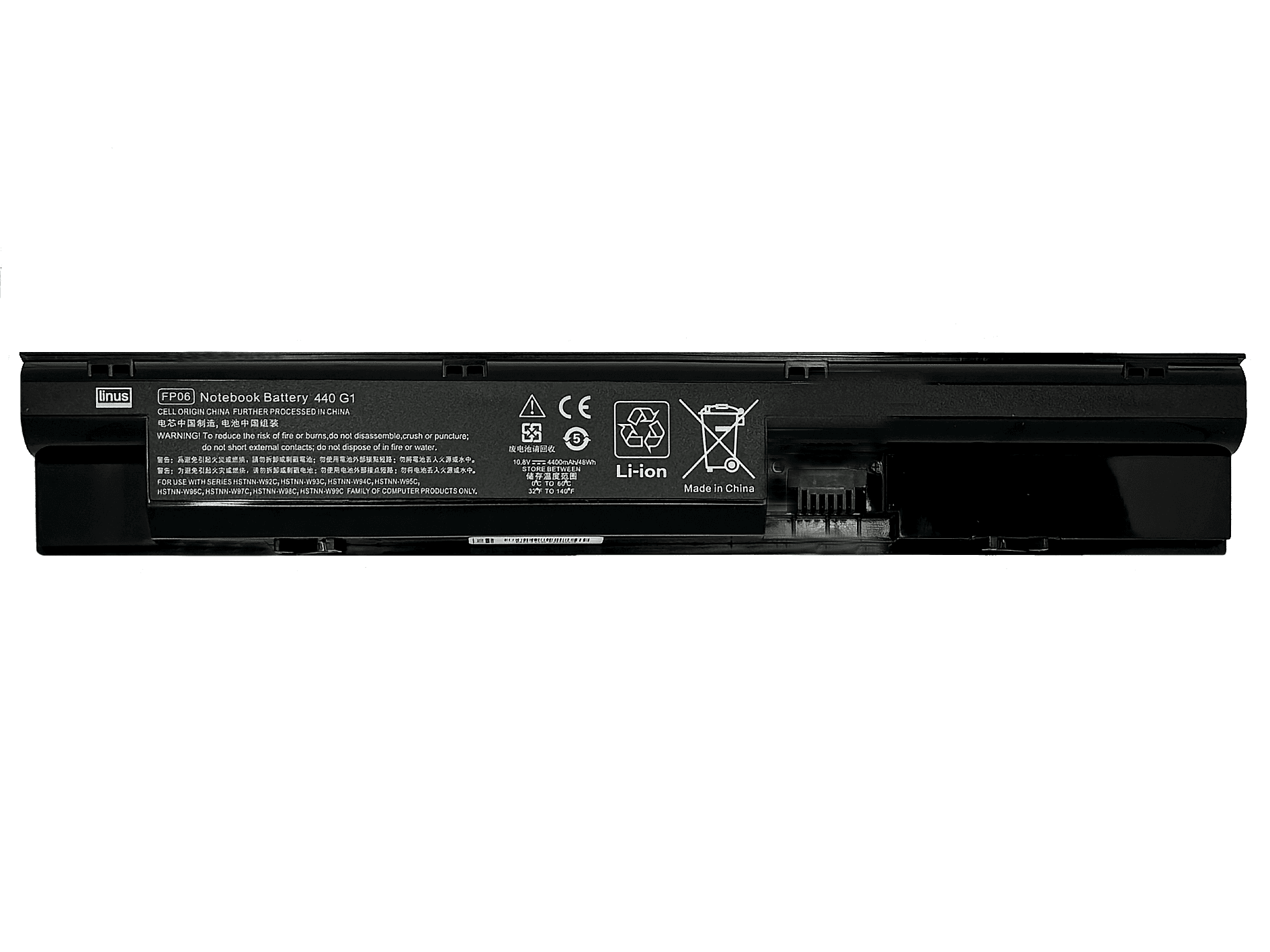 باتري لپ تاپ اچ پی HP / FP06 / 4400mAh سازگار با Probook 440-G1 — تصویر ۲