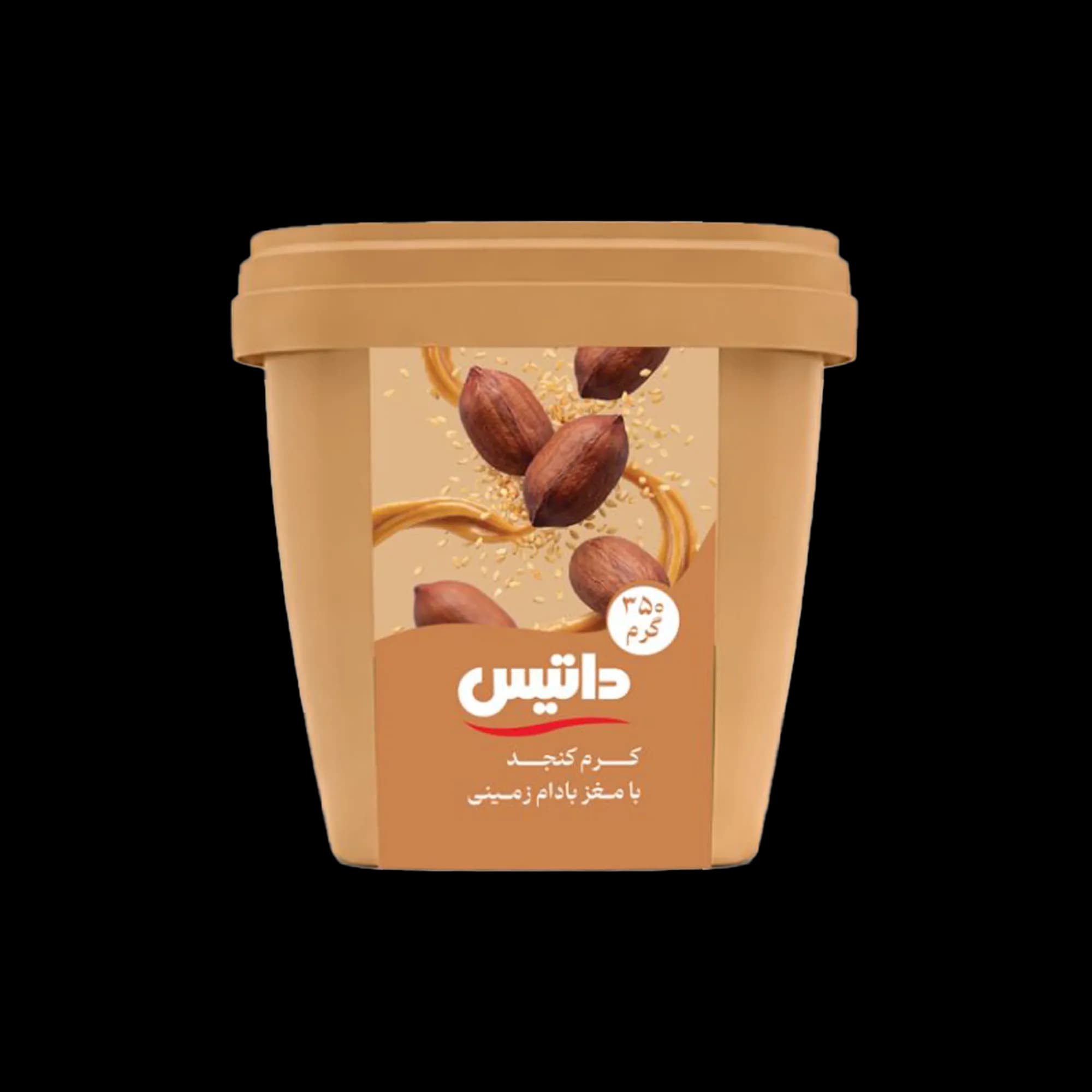 کرم کنجد کاکائویی با مغز بادام‌زمینی داتیس ۳۵۰ گرم