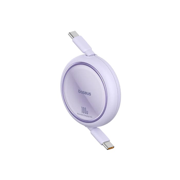 کابل شارژ باسئوس مدل Baseus Free2Draw 100W 1m یاسی — تصویر ۸