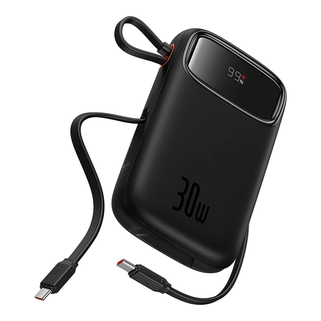 پاور بانک باسئوس با قابلیت صفحه دیجیتال مدل Baseus Qpow 2 30W مشکی — تصویر ۴