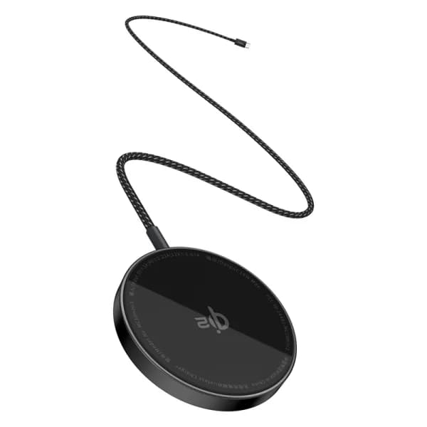 شارژر بی سیم باسئوس مدل Baseus Simple Mini4 Qi2 15w مشکی — تصویر ۲