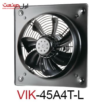 هواکش صنعتی 45 سانت سه فاز سری ایلکا هفت پر فلزی مدل VIK-45A4T-L