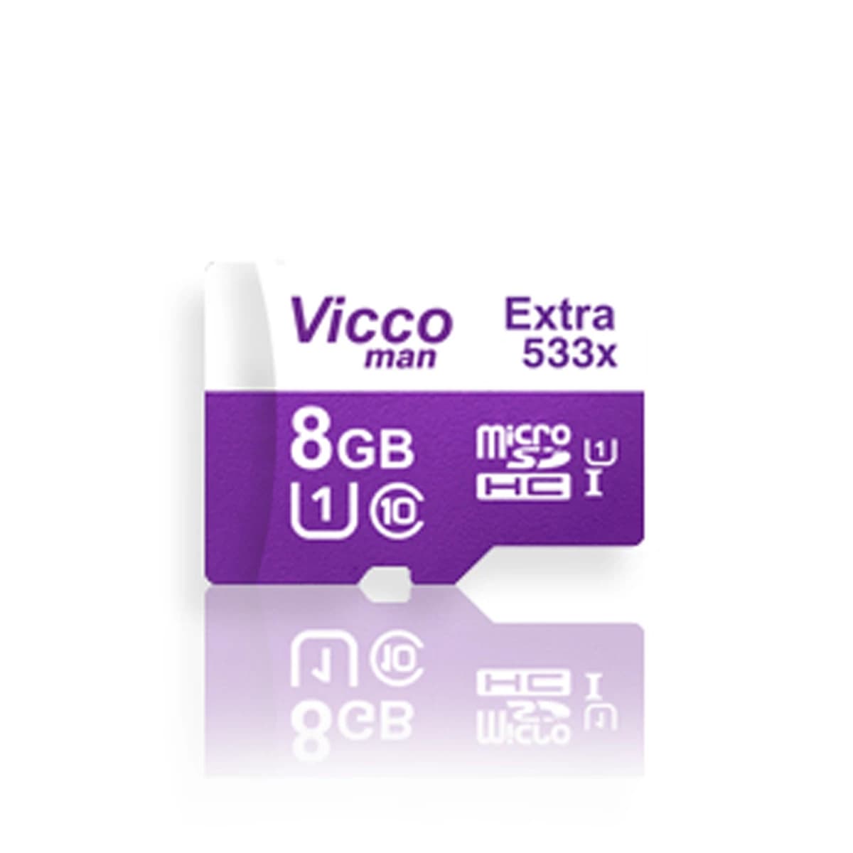 کارت حافظه MicroSDHC ویکومن مدل Extra 533x کلاس 10 استاندارد UHS-I U1 A1 V10 سرعت 80MB/s ظرفیت 8 گیگابایت