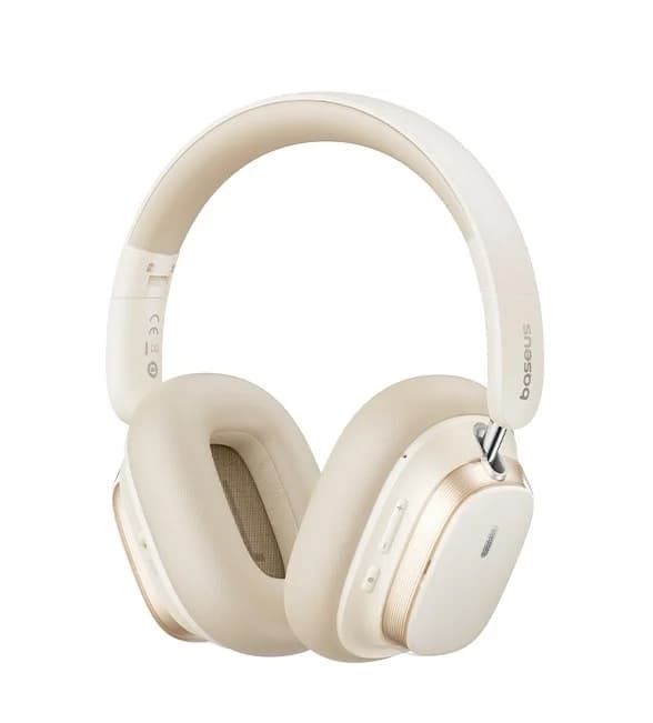هدست بی سیم باسئوس مدل baseus bowie H1s noise cancellation کرمی