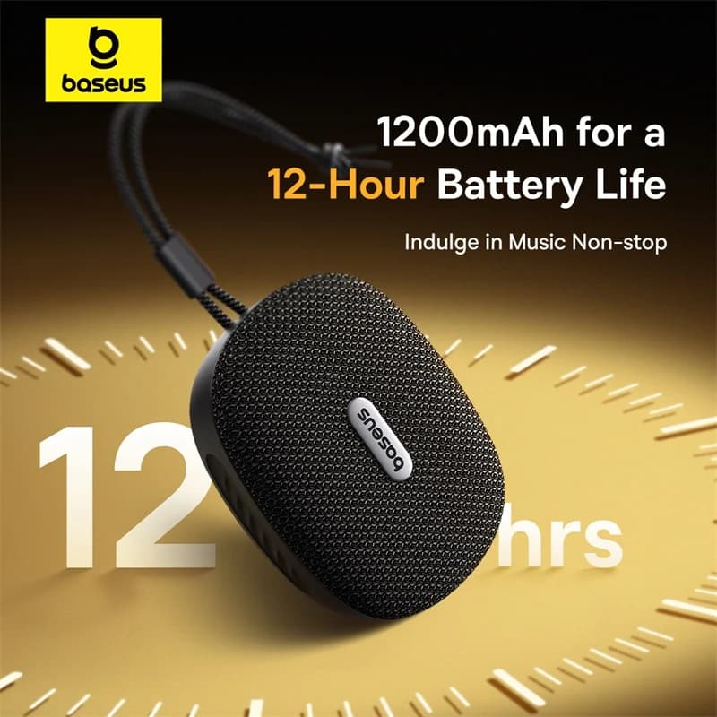 اسپیکر بی سیم باسئوس مدل Baseus AeQur 35 Pro Air مشکی — تصویر ۱۰